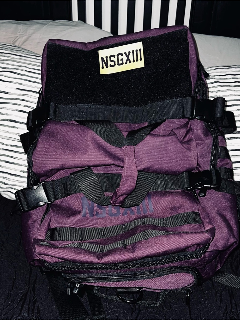 Purple No Surrender Gear Tactical Backpack